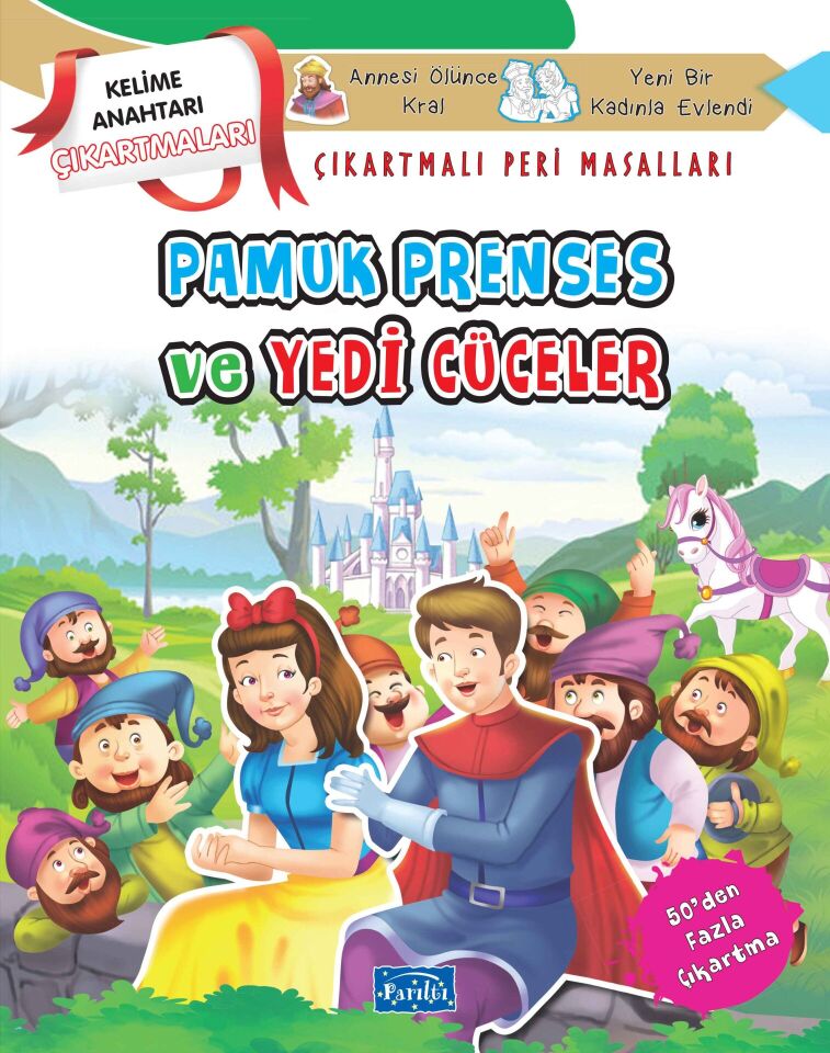 Pamuk Prenses ve Yedi Cüceler Çıkartmalı Peri Masalları
