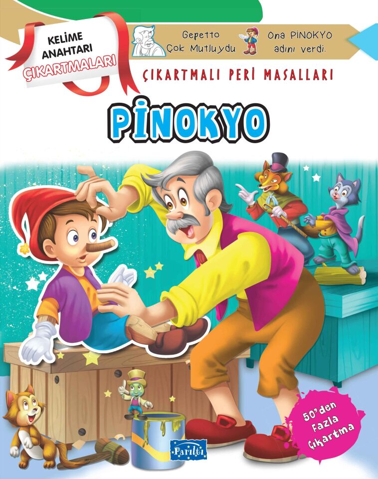 Pinokyo Çıkartmalı Peri Masalları