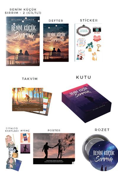 Benim Küçük Sırrım Set 2 Hediyeli Özel Kutu