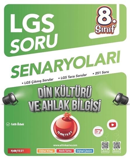 Nartest Yayınevi 8. Sınıf Lgs Soru Senaryoları Din Kültürü Ve Ahlak Bilgisi