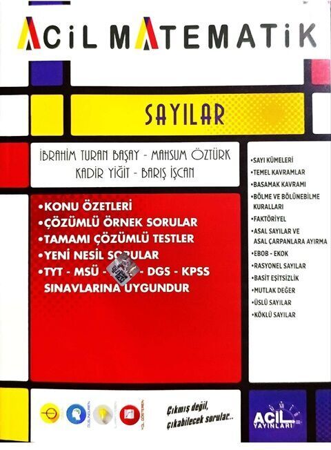 Acil Yayınları Tyt Fasikül Sayılar