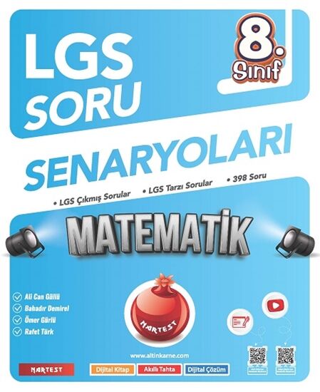 Nartest Yayınevi 8. Sınıf Lgs Soru Senaryoları Matematik