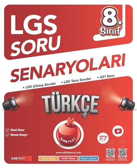 Nartest Yayınevi 8. Sınıf Lgs Soru Senaryoları Türkçe