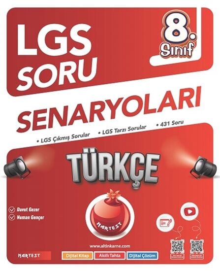 Nartest Yayınevi 8. Sınıf Lgs Soru Senaryoları Türkçe