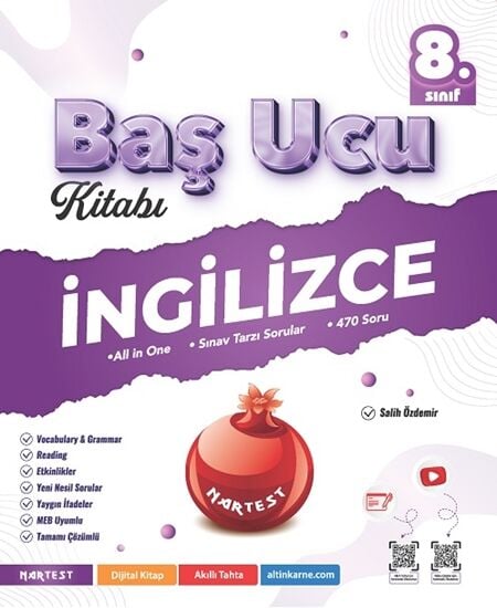 Nartest Yayınevi 8. Sınıf İngilizce Baş Ucu Kitabı