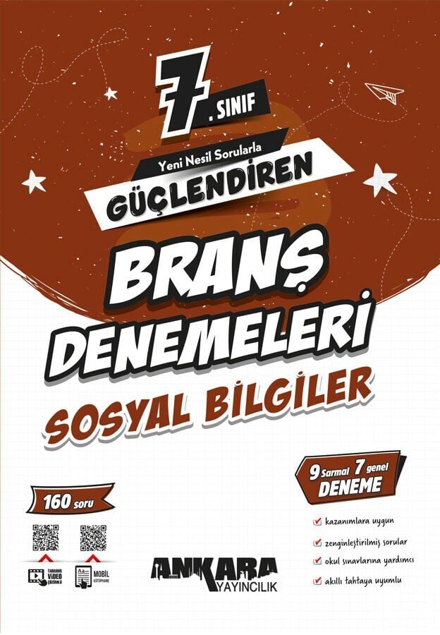Ankara Yayınları 7. Sınıf Güçlendiren Sosyal Bilimler Branş Denemeleri