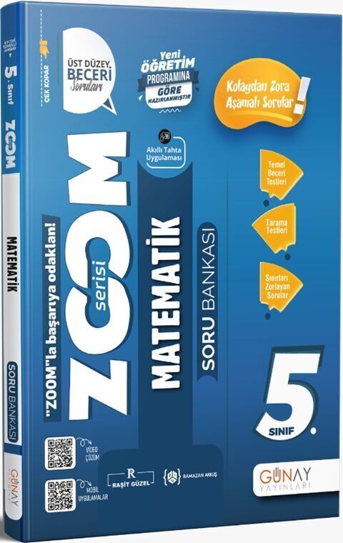 Günay Yayınları 5. Sınıf Zoom Serisi Matematik Soru Bankası