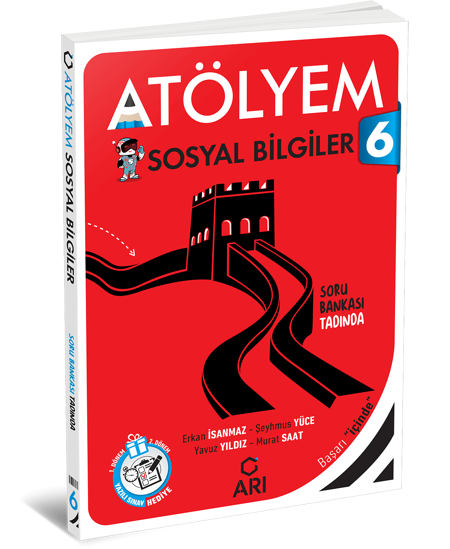 Arı Yayınları 6.Sınıf 6 Sınıf Sosyalimo Sosyal Bil Atölyem + Dijit.Yazılı Eki