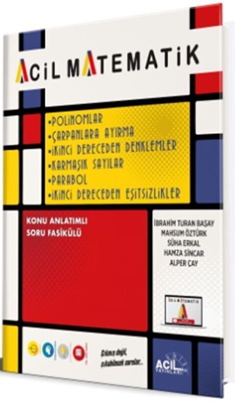 Acil Yayınları Ayt Polinom, Çarpanları Ayırma, 2. Dereceden Denklemler, Karmaşık Sayılar