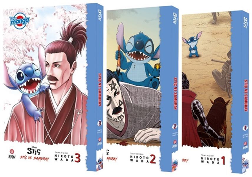 Disney Stiç ve Samuray 1 2 3 Kitap Set