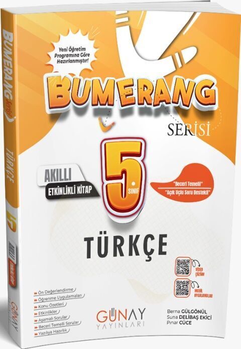 Günay Yayınları 5. Sınıf Bumerang Etkinlikli Türkçe