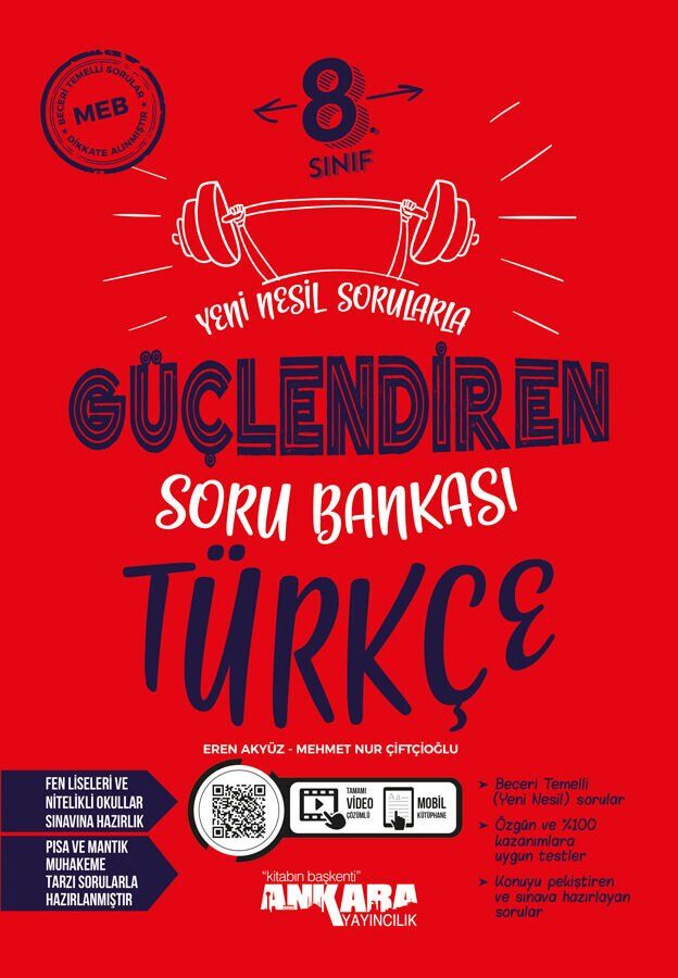 Ankara Yayınları 8. Sınıf Türkçe Soru Bankası