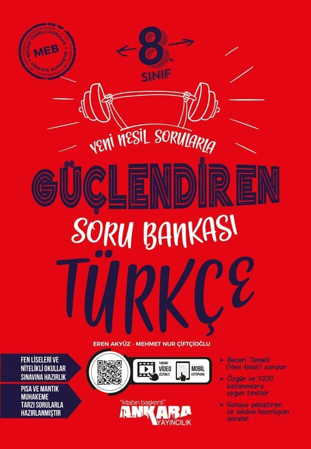 Ankara Yayınları 8. Sınıf Türkçe Soru Bankası