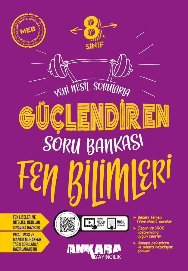 Ankara Yayınları 8. Sınıf Fen Bilimleri  Soru Bankası