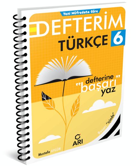 Arı Yayınları 6.Sınıf Türkçemino Türkçe Defterim