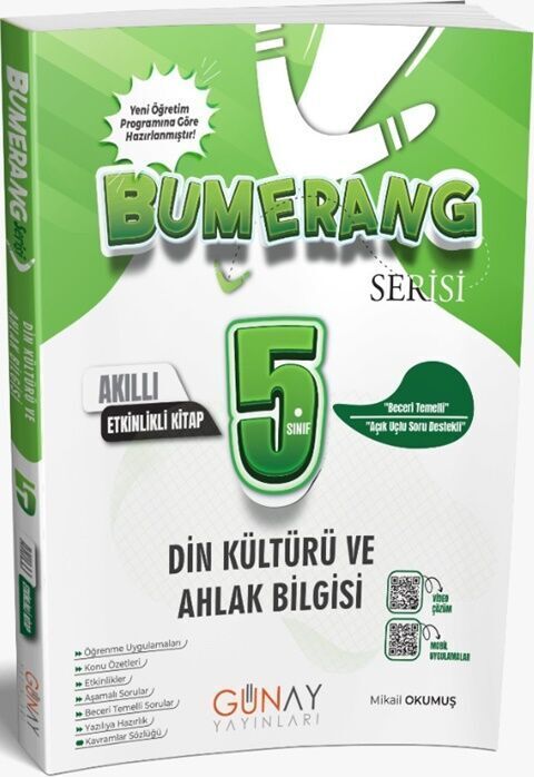 Günay Yayınları 5. Sınıf Bumerang Etkinlikli Din Kültürü Ve Ahlak Bilgisi
