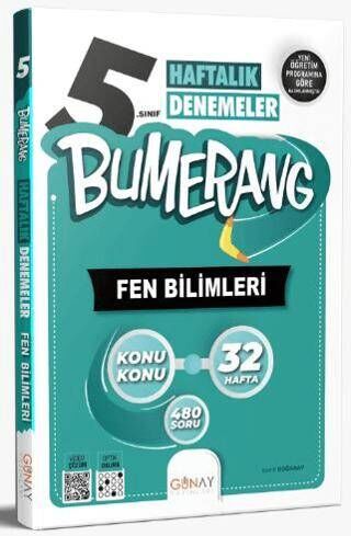 Günay Yayınları 5. Sınıf Bumerang 32 Haftalık Fen Bilimleri Denemeleri