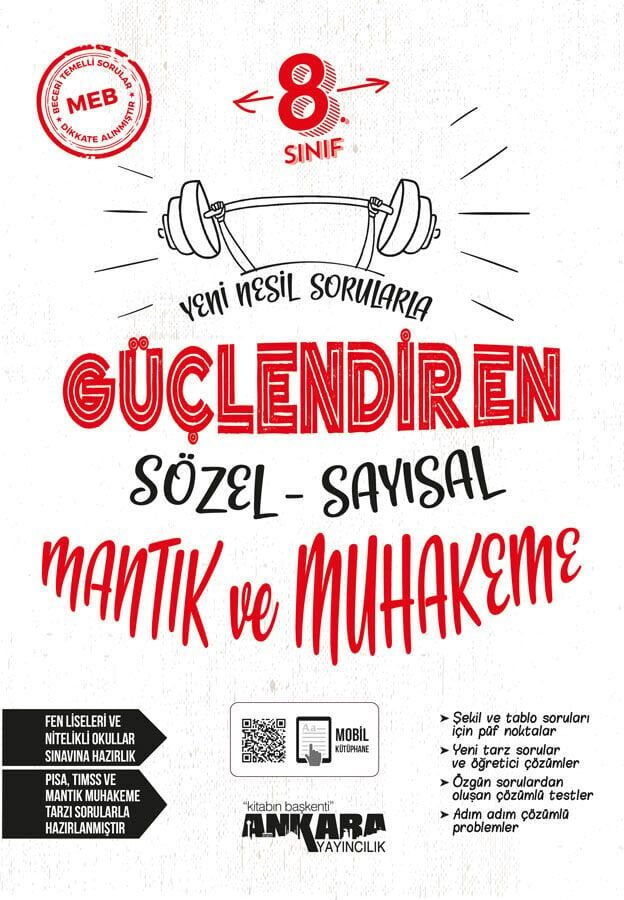 Ankara Yayınları 8. Sınıf Say-Söz Mantık Muhakeme Soru Bankası