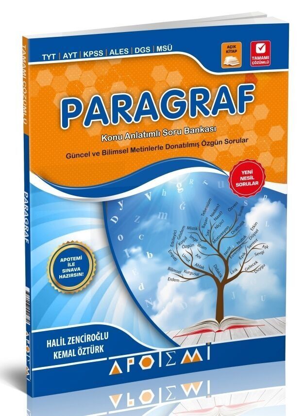 Apotemi Yayınları Paragraf Soru Bankası