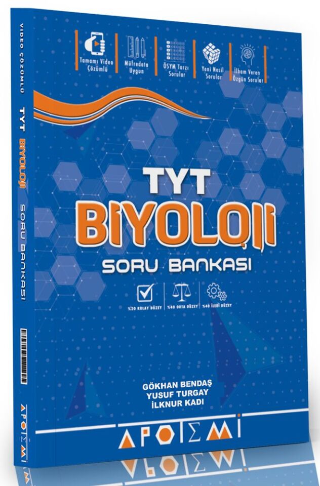 Apotemi Yayınları Tyt Biyoloji Soru Bankası