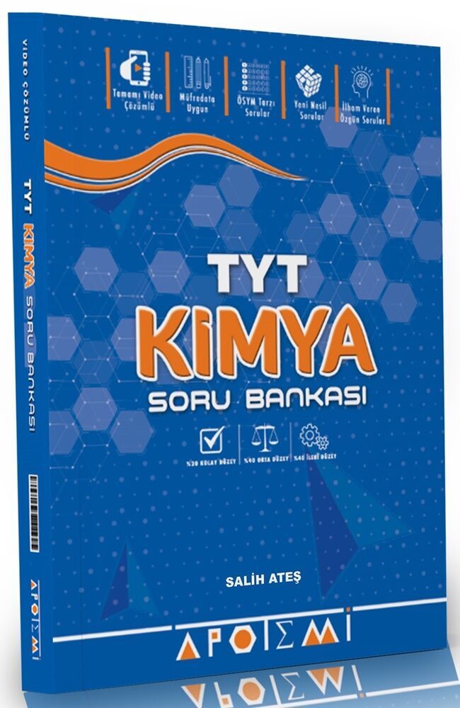 Apotemi Yayınları Tyt Kimya Soru Bankası