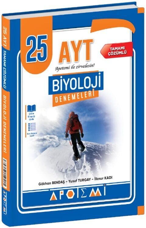 Apotemi Yayınları Ayt Deneme 25 Li Biyoloji