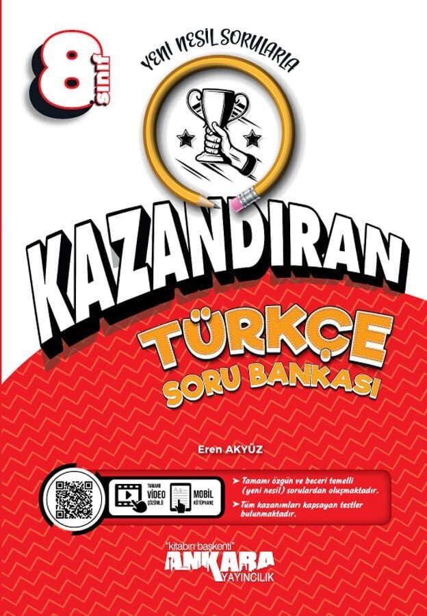 Ankara Yayınları 8. Sınıf Türkçe Kazandıran Soru Bankası