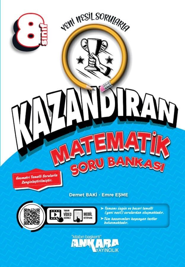 Ankara Yayınları 8. Sınıf Matematik Kazandıran Soru Bankası