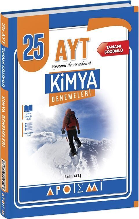 Apotemi Yayınları Ayt Kimya  25 Li Deneme