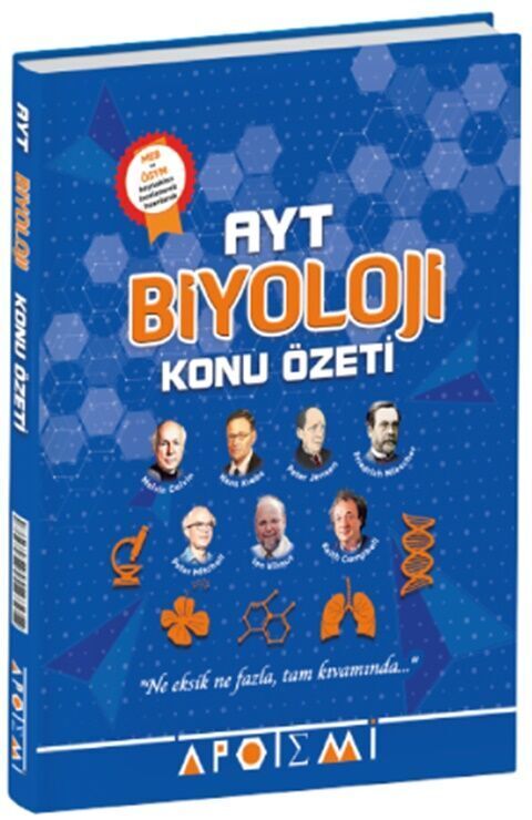 Apotemi Yayınları Ayt Konu Özeti Biyoloji