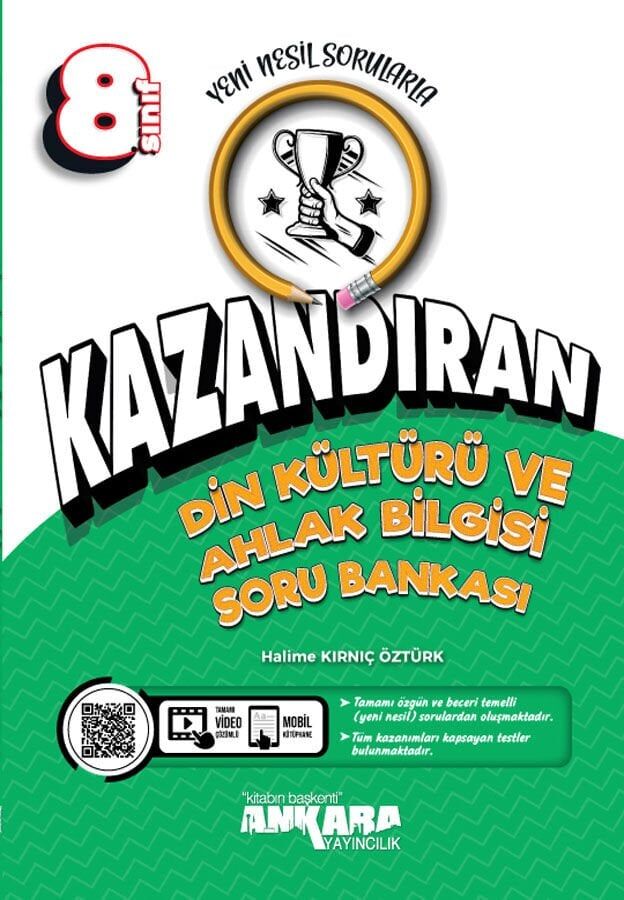 Ankara Yayınları 8. Sınıf Din Kültürü Ve Ahlak Bilgisi Kazandıran Soru Bankası