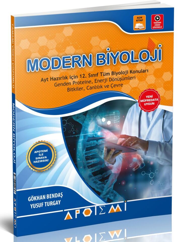 Apotemi Yayınları Ayt Modern Biyoloji
