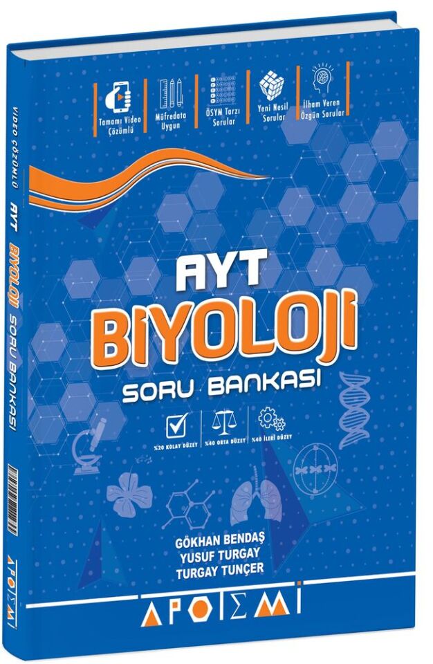 Apotemi Yayınları Ayt Biyoloji Soru Bankası