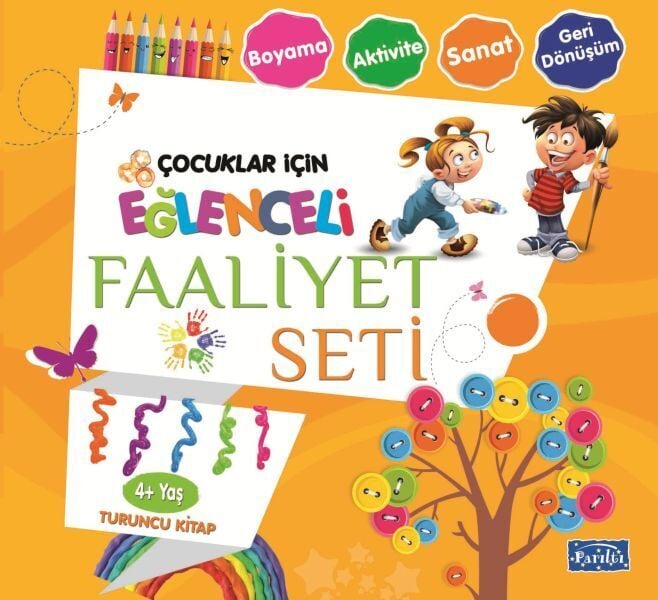 Eğlenceli Faaliyet Seti Turuncu Kitap 4 Yaş