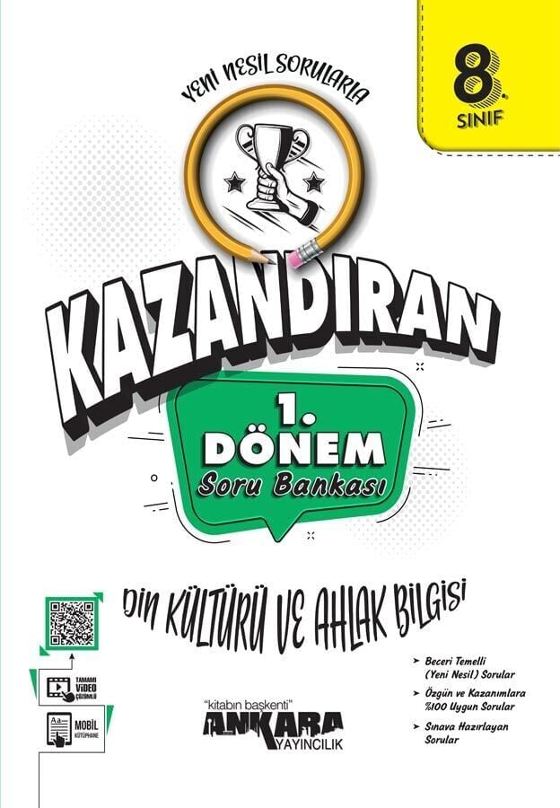 Ankara Yayınları 8. Sınıf 1.  Dönem Din Kültürü Soru Bankası