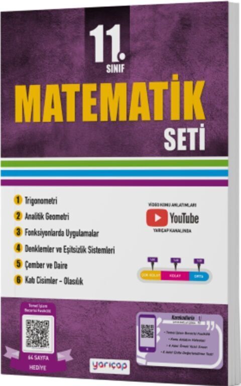 Yarı Çap Yayınları Yayınları 11. Sınıf Set Matematik