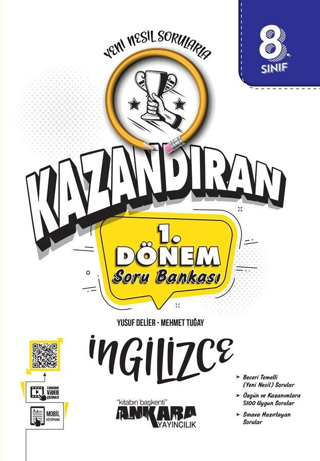 Ankara Yayınları 8. Sınıf 1.  Dönem İngilizce Soru Bankası