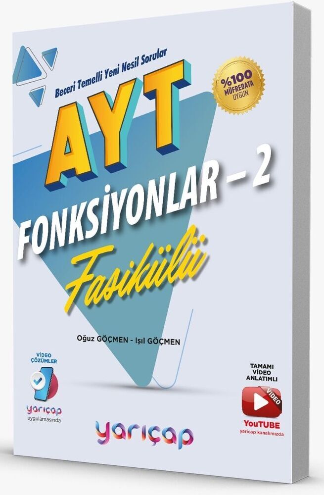 Yarı Çap Yayınları Yayınları Ayt Fasikülleri Fonksiyonlar2