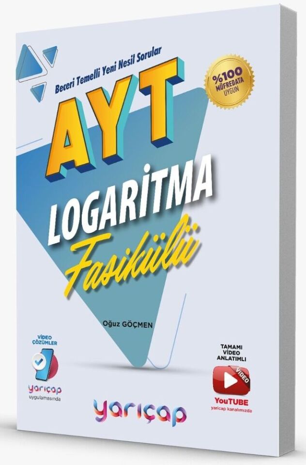 Yarı Çap Yayınları Yayınları Ayt Fasikülleri Logaritma