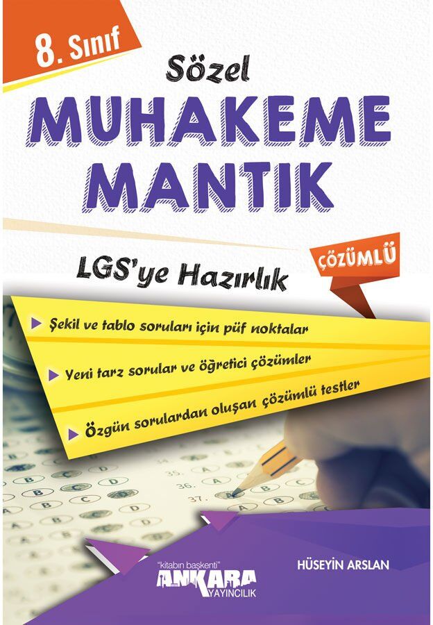 Ankara Yayınları 8. Sınıf Sözel Muhakeme Mantık Soru Bankası
