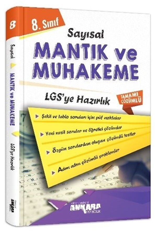 Ankara Yayınları 8. Sınıf Sayısal Muhakeme Mantık Soru Bankası