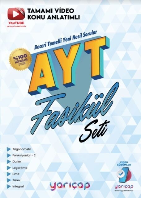Yarı Çap Yayınları Yayınları Ayt Set Matematik