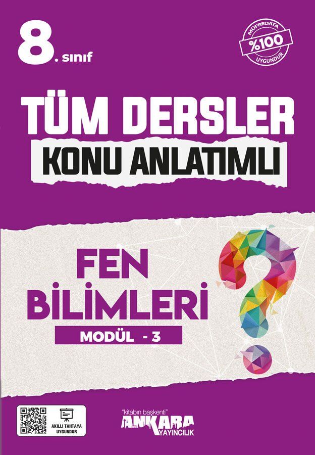 Ankara Yayınları 8. Sınıf Tüm Dersler Konu Anlatımlı Fen Bilimleri Modül 3