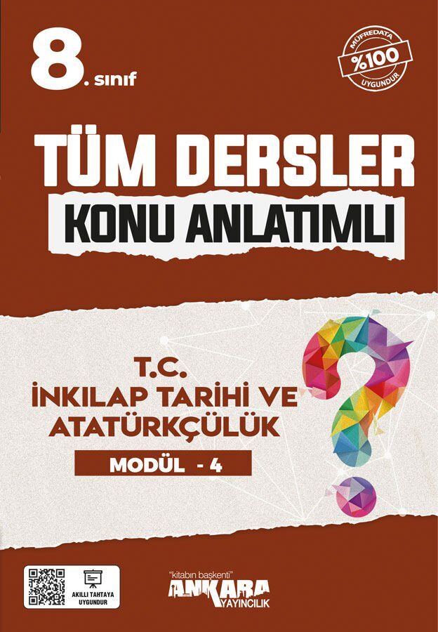 Ankara Yayınları 8. Sınıf Tüm Dersler Konu Anlatımlı İnkilap Tarihi Modül 4
