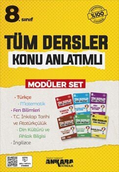Ankara Yayınları 8. Sınıf Tüm Dersler Modüler Konu Anlatım