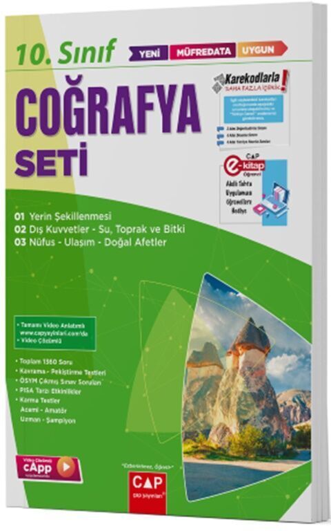 Çap Yayınları 10. Sınıf Set Anadolu Coğrafya
