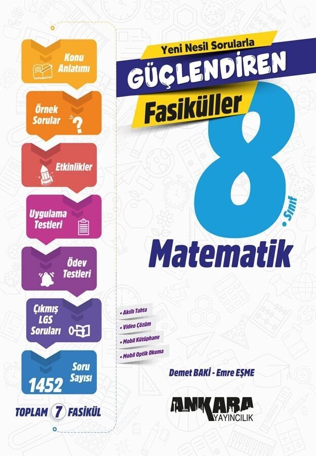 Ankara Yayınları 8. Sınıf Matematik Fasikül Konu+Soru