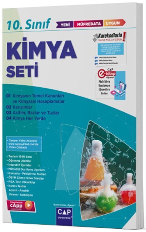 Çap Yayınları 10. Sınıf Set Anadolu Kimya
