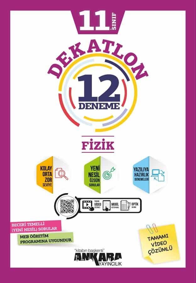 Ankara Yayınları 11. Sınıf Fizik Dekatlon 12 Li Deneme