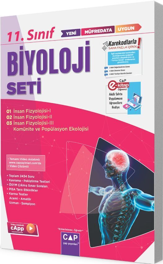 Çap Yayınları 11. Sınıf Set Anadolu Biyoloji